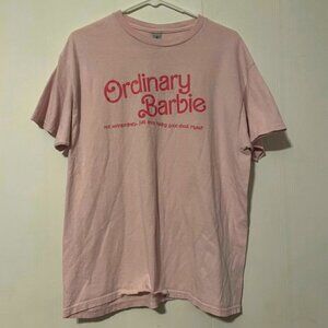 Ordinary Barbie Pink Graphic Short Sleeve T Shirt Barbie Movie